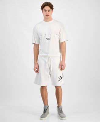 Hugo Boss - Men's Duold Relaxed-Fit Embroidered 8-1/2" Drawstring Shorts