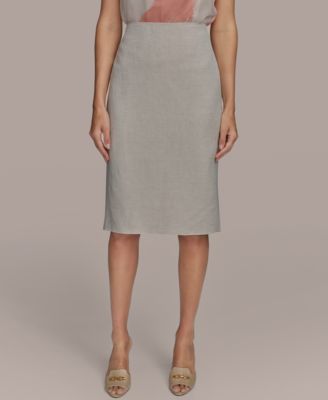 Donna Karan New York - Women's Linen-Blend Pencil Skirt