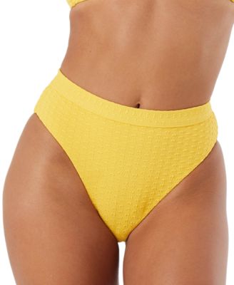 Roxy - Juniors' Haleiwa Banded High-Waist Bikini Bottoms