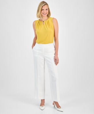 Kasper - Women's Linen-Blend Pants