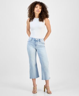 Liverpool Los Angeles - Petite Hannah Mid-Ride Cropped Flare-Leg Jeans