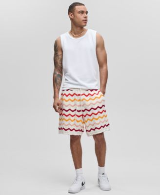 Mode of One - Men's Gradient Zig-Zag Pull-On Shorts