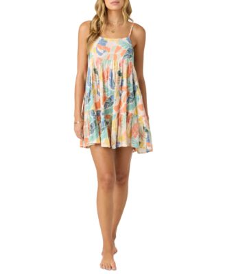 O'Neill - Juniors' Saltwater Essentials Rilee Printed Cover-Up Dress