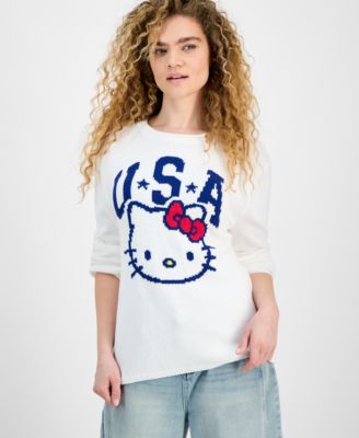 Grayson Threads, The Label - Juniors' Hello Kitty USA Graphic T-Shirt