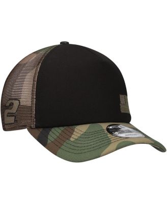 New Era - Men's Black/Camo Austin Cindric Trucker 9FORTY Adjustable Hat