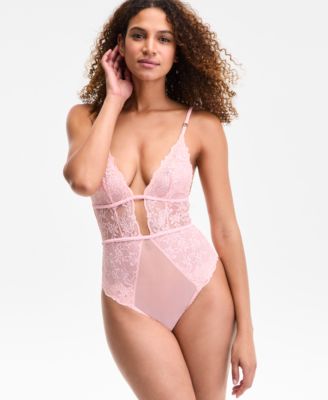 Macy's - Women's Metallic Lace Bodysuit