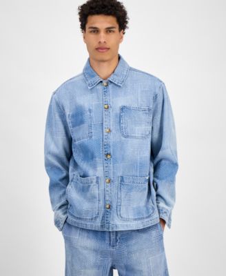 GUESS - Men's Relaxed-Fit Orion Denim Jacket