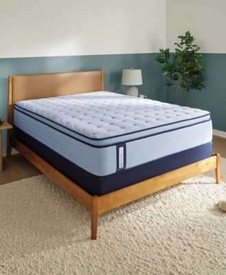 Sealy - Posturepedic Seafield 14" Medium Euro Pillowtop Mattress Set - Full