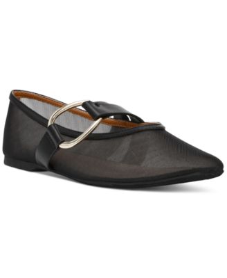 DV Dolce Vita - Women's Mirandah Buckle Mesh Mary Jane Flats