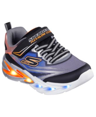 Skechers - Toddler Kids S Lights: Flex-Glow Ultra Fastening Strap Light-Up Casual Sneakers from Finish Line