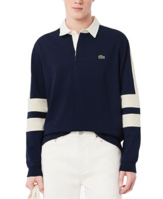 Lacoste - Men's Classic-Fit Stripe Polo Sweatshirt
