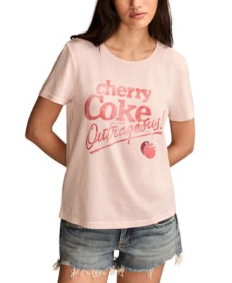 Lucky Brand - Women's Cherry Coke Classic Crewneck T-Shirt