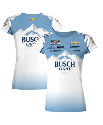 Checkered Flag Sports - Women's White/Blue Ross Chastain Busch Light Uniform T-Shirt