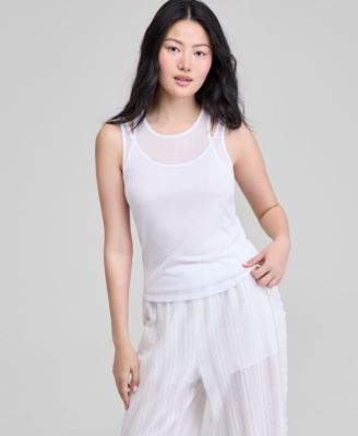 And Now This - Women's Double-Layer Scoop-Neck Tank