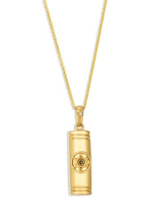 Le Vian - Vanilla Diamond&reg; & Chocolate Diamond&reg; Pendant Necklace in 14k Yellow Gold
