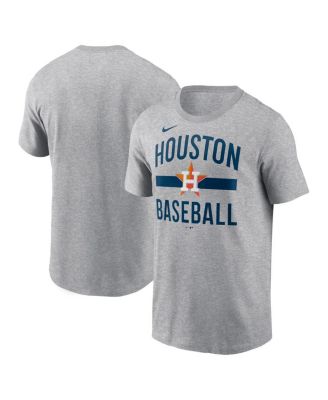Nike - Men's Heather Gray Houston Astros Arched T-Shirt