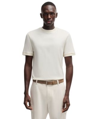 Hugo Boss - Men's Cotton-Silk Regular-Fit T-Shirt