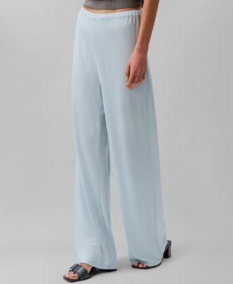 Calvin Klein - Women's Shiny Pull-On Pants