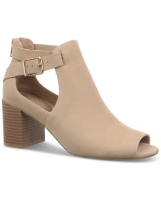 Giani Bernini - Women's Gaell Block-Heel Peep-Toe Shooties