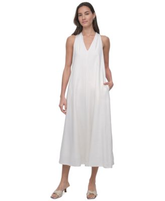 DKNY Jeans - Women's V-Neck Racerback Swing Dress