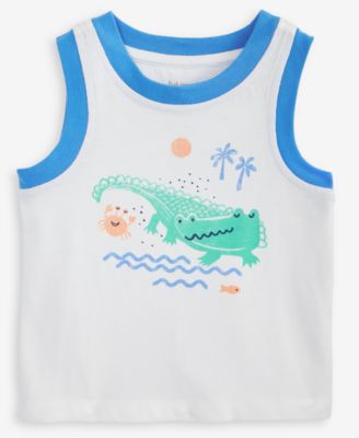 First Impressions - Baby Boys Alligator Graphic Tank Top