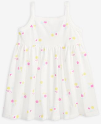First Impressions - Baby Girls Beach Printed Dress