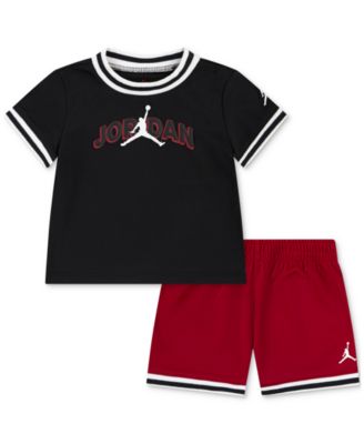 Jordan - Baby Boys Matching Taping Mesh T-Shirt & Shorts, 2 Piece Set