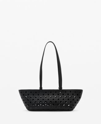 MANGO - Women's Die-Cut Shoulder Bag