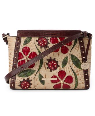 Brahmin - Hillary Sandstorm Ladybird Extra Large Leather Crossbody Bag