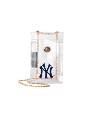 Logo Brands - New York Yankees Clear Essential Crossbody Purse