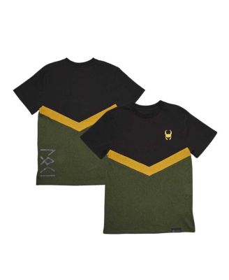 Loungefly - Men's and Women's Black/Green Loki The Original T-Shirt