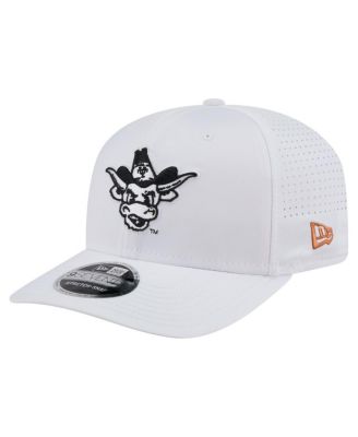 New Era - Men's White Texas Longhorns Perform Vault 9SEVENTY Stretch-Snap Hat