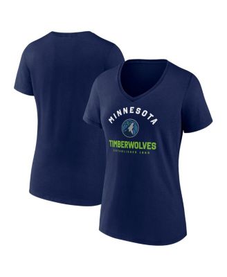 Logo Athletic - Women's Navy Minnesota Timberwolves Unrivaled V-Neck T-Shirt