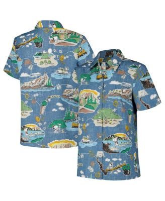 Reyn Spooner - Women's Blue Peanuts Beagle Scouts 50th Anniversary Button-Up Shirt
