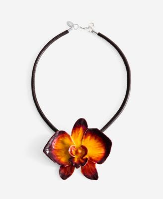 MANGO - Women's Flower Pendant Necklace