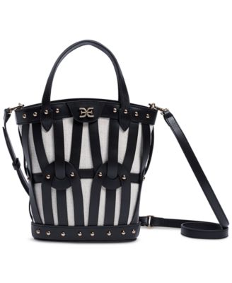 Sam Edelman - Bay Medium Dye Cut Leather Fan Tote