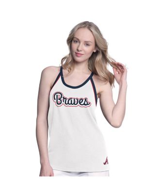 G-III 4Her by Carl Banks - Women's&nbsp;White Atlanta Braves Curveball Tank Top