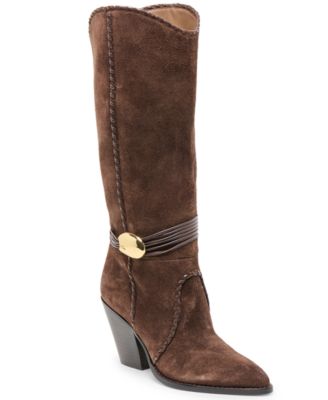 Dolce Vita - Women's Jody Whipstitch Tall Heeled Western Boots