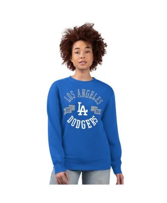 G-III 4Her by Carl Banks - Women's Royal Los Angeles Dodgers Team Logo Fleece Pullover Sweatshirt