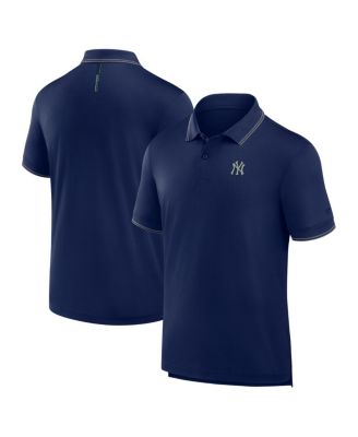Fanatics - Men's Navy New York Yankees Front Office Move Mono Pique Polo Shirt
