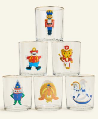 Macy's - Thanksgiving Day Parade Float Glassware, Set of 6