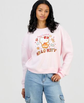 Grayson Threads, The Label - Juniors' Hello Kitty Gingerbread Graphic Print Sweatshirt