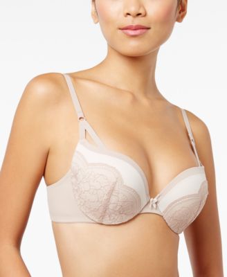 Maidenform - Love the Lift Satin & Lace Push-Up Underwire Bra 9900
