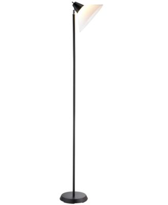 Adesso - Swivel Satin Steel Floor Lamp