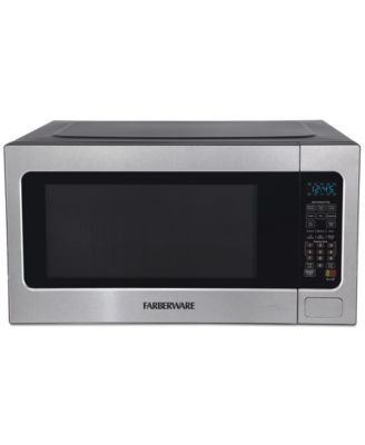 Farberware - Professional FMO22ABTBKA 2.2 Cu. Ft. 1200-Watt Microwave Oven with Smart Sensor Cooking, Stainless Steel