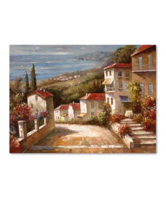 Trademark Global - 'Home in Tuscany' by Joval 47" x 35" Canvas Print