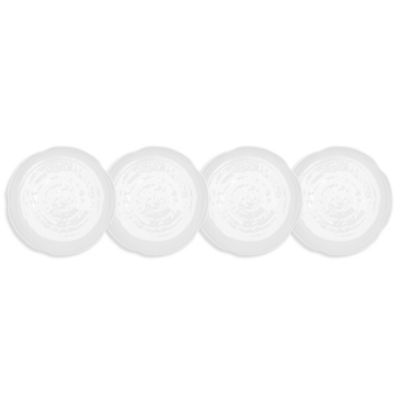 Q Squared - Pearl 5.5" Melamine 4-Pc. Appetizer Plate Set