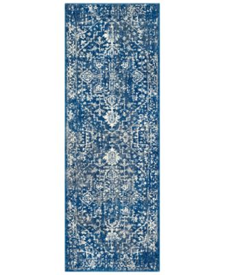 Livabliss - Harput HAP-1022 Dark Blue 2'7" x 7'3" Area Rug