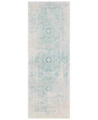 Livabliss - Harput HAP-1026 Teal 2'7" x 7'3" Area Rug