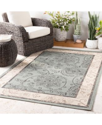 Livabliss - Alfresco ALF-9594 Sage 7'3" Round Area Rug